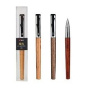 PLUS会员：AIHAO 爱好 M3 木质中性笔 0.5mm 橡木杆