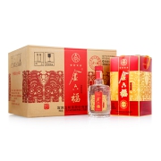 金六福 星级系列 经典四星 45%vol 浓香型白酒 500ml*6瓶 整箱装