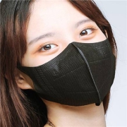 京喜app、有券的上:聆懿 一次性口罩立体贴合 3D口罩黑色10片