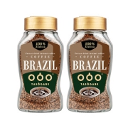 巴西进口 隅田川 黄金速溶冻干纯黑咖啡 美式无蔗糖 100g*2瓶69元年货价