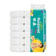 京喜app、有券的上：雨森 妇婴卷纸 卫生纸 1提12卷 750g 5层加厚
