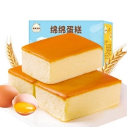亲亲早餐面包纯蛋糕520g