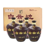 白云边 八眼泉酒 53度 小曲固态法白酒 1.5L 大坛装收藏礼盒*4坛 整箱装
