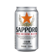 日本进口 三宝乐Sapporo 札幌精酿啤酒 350ml*24罐159元年货价