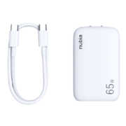 nubia 努比亚 65W GaN3氮化镓充电器 标配100W数据线