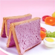 京东极速版，有券的上：小夫 紫薯味粗粮吐司 500g*2件