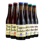 Trappistes Rochefort 罗斯福 Rochefort）10号*2/8号*2/6号*2啤酒 组合装 330ml*6瓶 修道士精酿 比利时进口