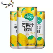 韩国进口 熊津 芒果汁饮料 180ml*15罐