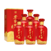 泸州老窖 老窖世家 精品 52度 浓香型白酒 500ml*6瓶
