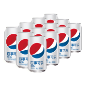 百事可乐 Pepsi 轻怡 无糖零卡汽水 碳酸饮料整箱装 330ml*12罐 新老包装随机发货 百事出品
