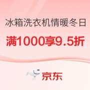 促销活动：京东 冰箱洗衣机情暖冬日