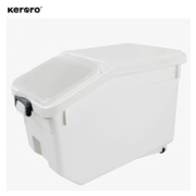 Keroro 可噜噜 宠物储粮桶 白色大号 12-15斤装 粮杯+干燥剂21.41元包邮（双重优惠）