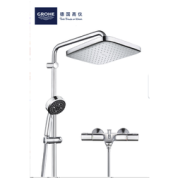 8日0点、PLUS会员：GROHE 高仪 26452001 进口淋浴花洒套装 新天瀑顶喷 200mm