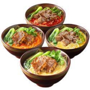 PLUS会员：和府捞面 草本猪软骨+番茄猪软骨+酸辣汤牛腱肉+香辣牛 4份组合装