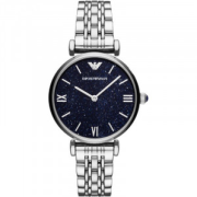 某猫¥2701！EmporioArmani 阿玛尼 女士满天星镶钻星空石英腕表 AR11091