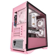 aigo 爱国者 YOGO M2 M-ATX机箱 半侧透 猫爪粉