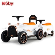 再降价、PLUS会员：Nuby 努比 儿童电动车四轮 车头+1节车厢288元包邮（多重优惠）