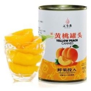 汇尔康 新鲜黄桃罐头 425g