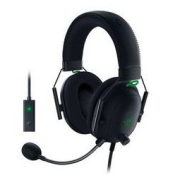 RAZER 雷蛇 旋风黑鲨V2 头戴式耳罩式降噪有线游戏耳机 黑色
