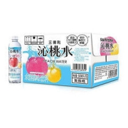 SUNTORY 三得利 沁桃水 蜜桃风味饮料550ml*15瓶 整箱 新老包装随机发货 蜜桃味苏打水 沁桃水550ml*15瓶