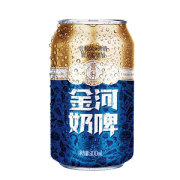 金河奶啤 乳酸菌发酵啤酒风味饮品 300ml*6罐