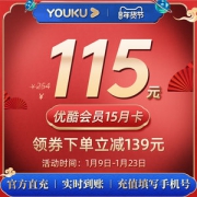 优酷 VIP会员 15个月