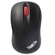 ThinkPad 思考本 ThinkLife WLM200 2.4G无线鼠标 1500DPI 黑色65元