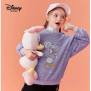 Disney baby 迪士尼 2021新款 儿童一体绒加厚保暖卫衣 （90-150cm）5款69.9元包邮（需领券）