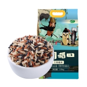 SHI YUE DAO TIAN 十月稻田 三色糙米 2.5kg*3件67.3元包邮（多重优惠，合22.43元/件）