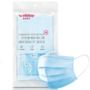 WELLDAY 维德 一次性医用口罩 50只 灭菌型￥11.50 1.9折 比上一次爆料降低 ￥22