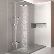 PLUS会员！KOHLER 科勒 K-21724T-9-CP 齐乐恒温淋浴花洒