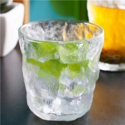 京东极速版：惠寻 日式冰川纹玻璃杯 矮款300ml＊21.9元包邮