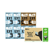 欧洲进口！OATLY 噢麦力 燕麦奶原味+巧克力味早餐奶 250ml*8瓶