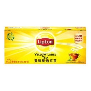 88VIP：Lipton 立顿 红茶黄牌精选红茶 2g*25包7.5元包邮（双重优惠）