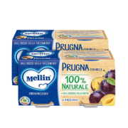 Mellin 美林 西梅泥婴儿辅食水果泥100g*2罐宝宝营养水果泥零食含维生素膳食纤维滋润肠道