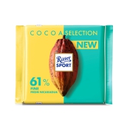 Ritter SPORT 瑞特斯波德 尼加拉瓜系列 浓醇黑巧克力 100g*4件