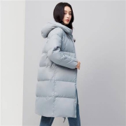 雪中飞 连帽羽绒服 中长款 多色选择 X10140806-8056