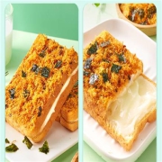 比比赞 海苔肉松吐司 整箱300g*2箱