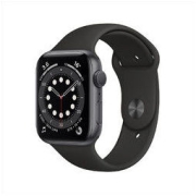 Apple 苹果 Watch Series 6 智能手表 44mm GPS 黑色铝金属表壳 黑色运动型表带（GPS、心率、血氧）2999元