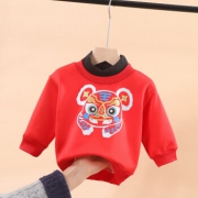 童悠阁 C29拜年服 加绒加厚卫衣-小老虎 100cm *2件