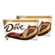 20点！Dove 德芙 丝滑牛奶巧克力 252g*2碗