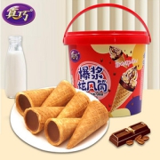 【拍两件】真巧网红夹心巧克力旋风筒148g