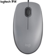 罗技 （Logitech ）有线轻音鼠标 M111