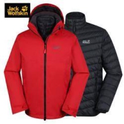 20点开始：Jack Wolfskin 狼爪 5119611 男款三合一冲锋衣