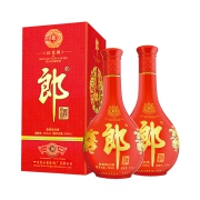 88VIP：LANGJIU 郎酒 红花郎十 53度 酱香型白酒 500ml*2瓶 礼盒装