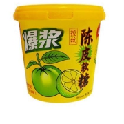 嘉士利爆浆陈皮糖水果软糖夹心儿童零食休闲食品散装糖果批发