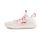 LI-NING 李宁 驭帅 14 Low 男子篮球鞋 ABAR123-5 白红 41