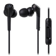 audio-technica 铁三角 ATH-CKS550XIS 入耳式有线耳机 黑色
