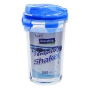 Glasslock 三光云彩 RC105 玻璃杯 蓝色 500ml