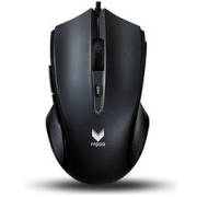 RAPOO 雷柏 V20S 有线鼠标 3000DPI 单光 磨砂黑